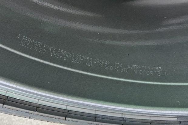 No Reserve: 20×8.5″ and 20×10.5″ Forged Wheels for Ferrari 458