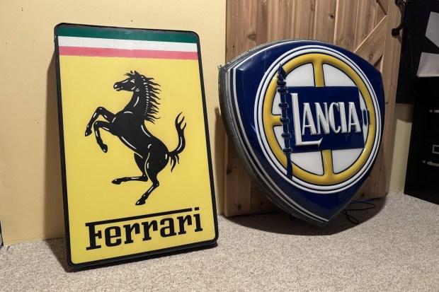img_8330-53837 No Reserve: Illuminated Ferrari and Lancia Signs