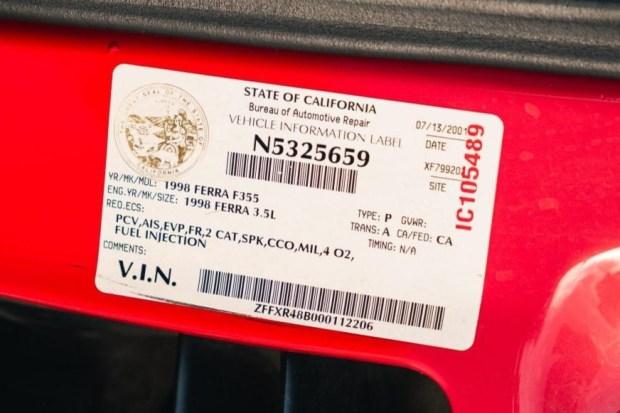 Euro 1998 Ferrari 355 F1 Spider