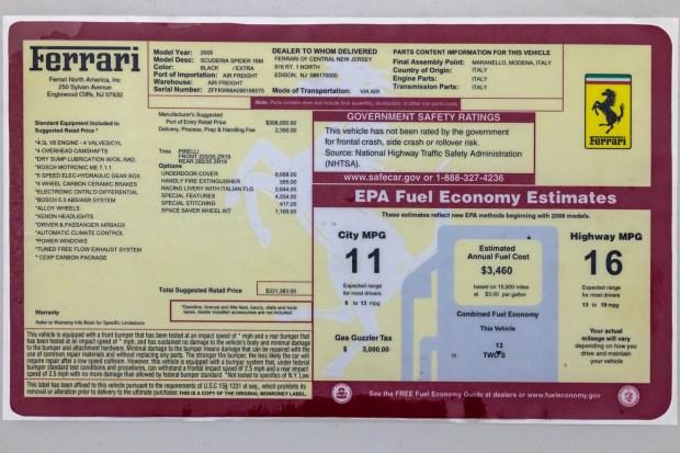 No Reserve: 10k-Mile 2009 Ferrari 430 Scuderia Spider 16M