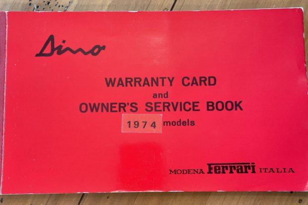 No Reserve: Ferrari Dino 246 GT Manuals & Leather Pouch