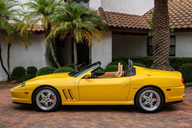 2,200-Mile 2001 Ferrari 550 Barchetta Pininfarina