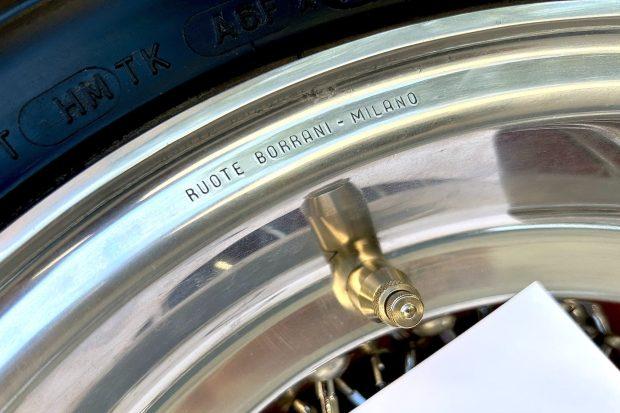 No Reserve: 15×6.5″ Ruote Borrani Wire Wheels for Ferrari