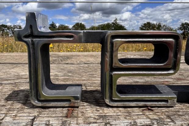 No Reserve: Aluminum Ferrari Testarossa Sign