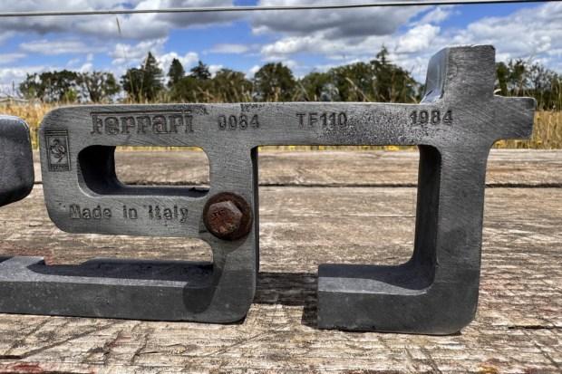 No Reserve: Aluminum Ferrari Testarossa Sign