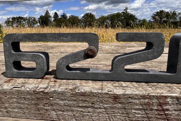 No Reserve: Aluminum Ferrari Testarossa Sign