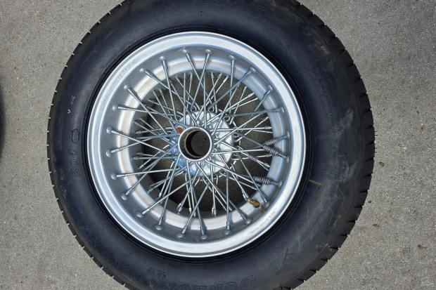 No Reserve: 15×7″ and 15×7.5″ Ruote Borrani Wire Wheels for Ferrari