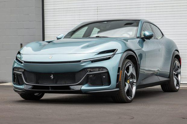 Celeste Metallic 2023 Ferrari Purosangue