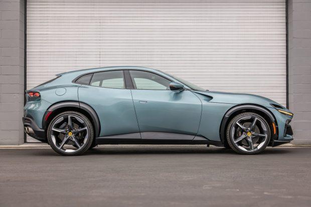 Celeste Metallic 2023 Ferrari Purosangue