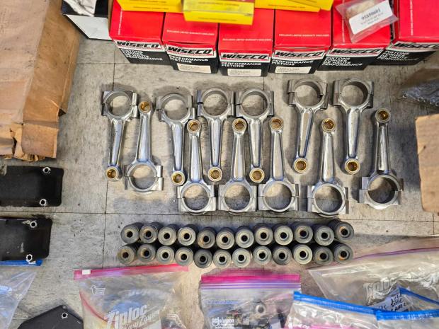 polished_rods-scaled-64373 No Reserve: Ferrari 4.4-Liter Colombo Tipo 251 V12 Engine Project