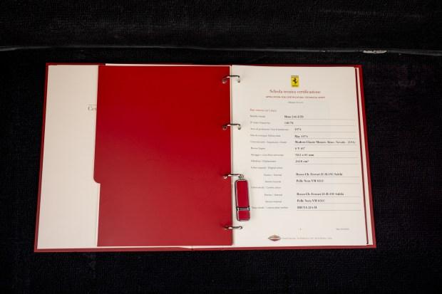 Classiche-Certified 1974 Ferrari Dino 246 GTS Chairs & Flares