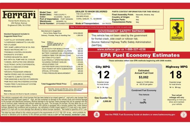 No Reserve: 18k-Mile 2007 Ferrari F430