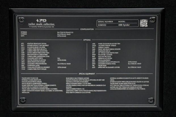 36a6055-copy-2026-07-30-i95-26594-1 3,800-Mile 2017 Ferrari 488 Spider 70th Anniversary