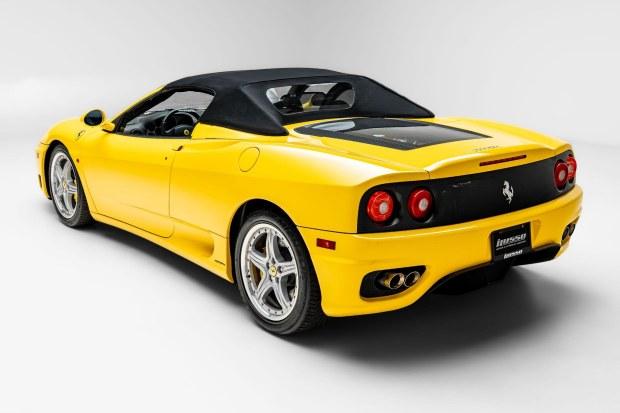 7k-Mile 2003 Ferrari 360 Spider 6-Speed