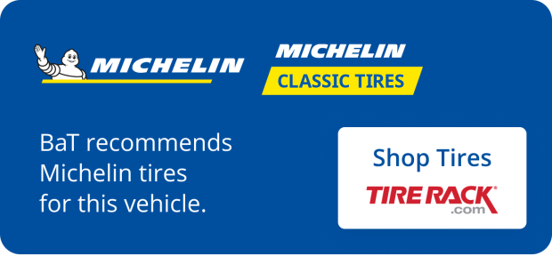 BaT recommends Michelin tires for this vehicle - Click to shop on Tire Rack