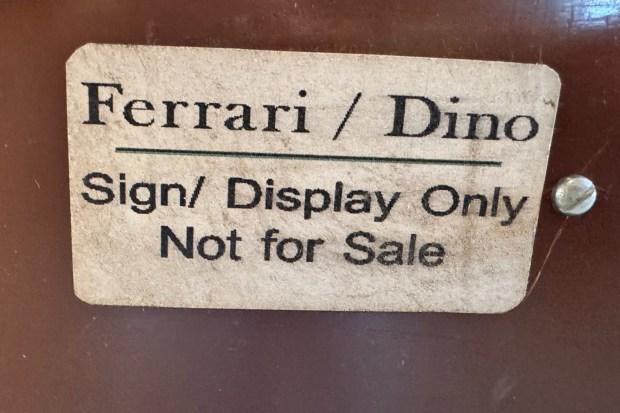img_3125-scaled-92914-59101-1 No Reserve: Illuminated Ferrari Dino Service Sign and Clock