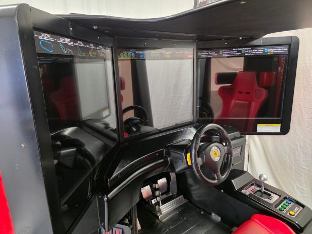 off_1-scaled-25265-1 No Reserve: Sega Ferrari F355 Challenge Deluxe Arcade Game