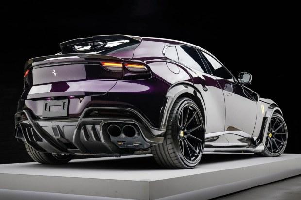 Viola Hong Kong 2024 Ferrari Purosangue Renegade Design Widebody