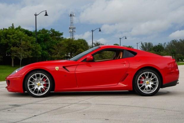 No Reserve: 10k-Mile 2007 Ferrari 599 GTB Fiorano 6-Speed Conversion