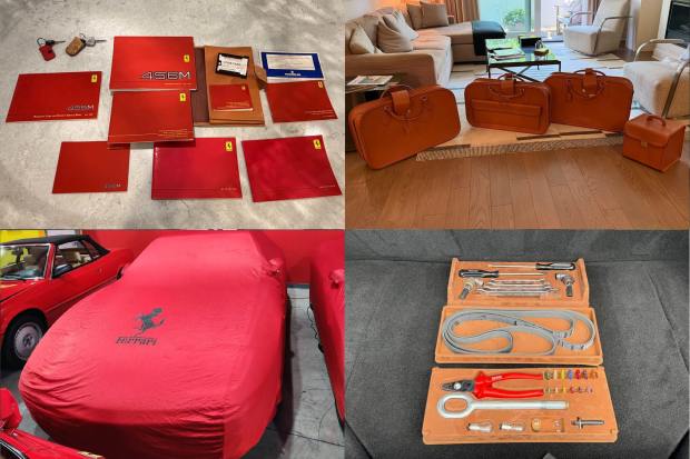 four_photo_collage-scaled-51057-1 Ex-Tommy Hilfiger, 34k-Mile 1999 Ferrari 456M GT 6-Speed