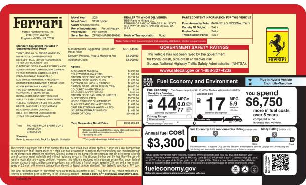 sf90_window_sticker-scaled-61737-1 2024 Ferrari SF90 Spider