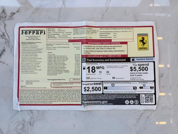 1,300-Mile 2019 Ferrari 488 Spider