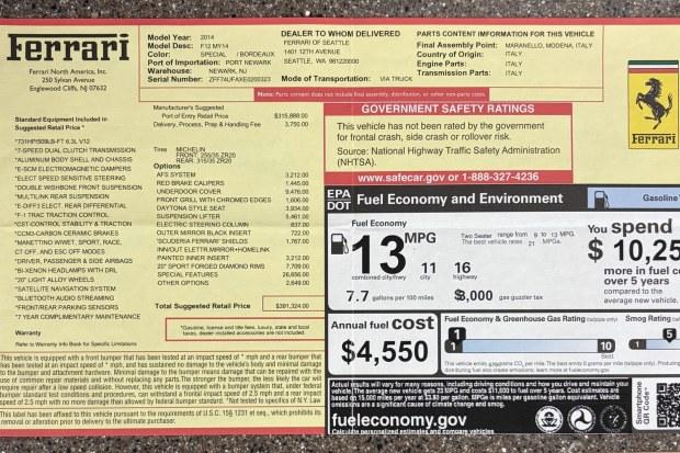 windowsticker-scaled-copy-2026-09-16-jem-81583-1 606-Mile 2014 Ferrari F12berlinetta