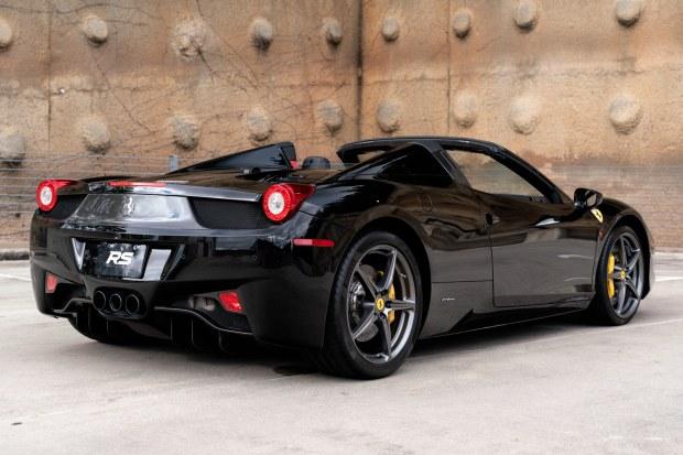 2012_ferrari_458_spider_-_black-74-copy-2026-09-28-q4v-17079-1 8k-Mile 2012 Ferrari 458 Spider